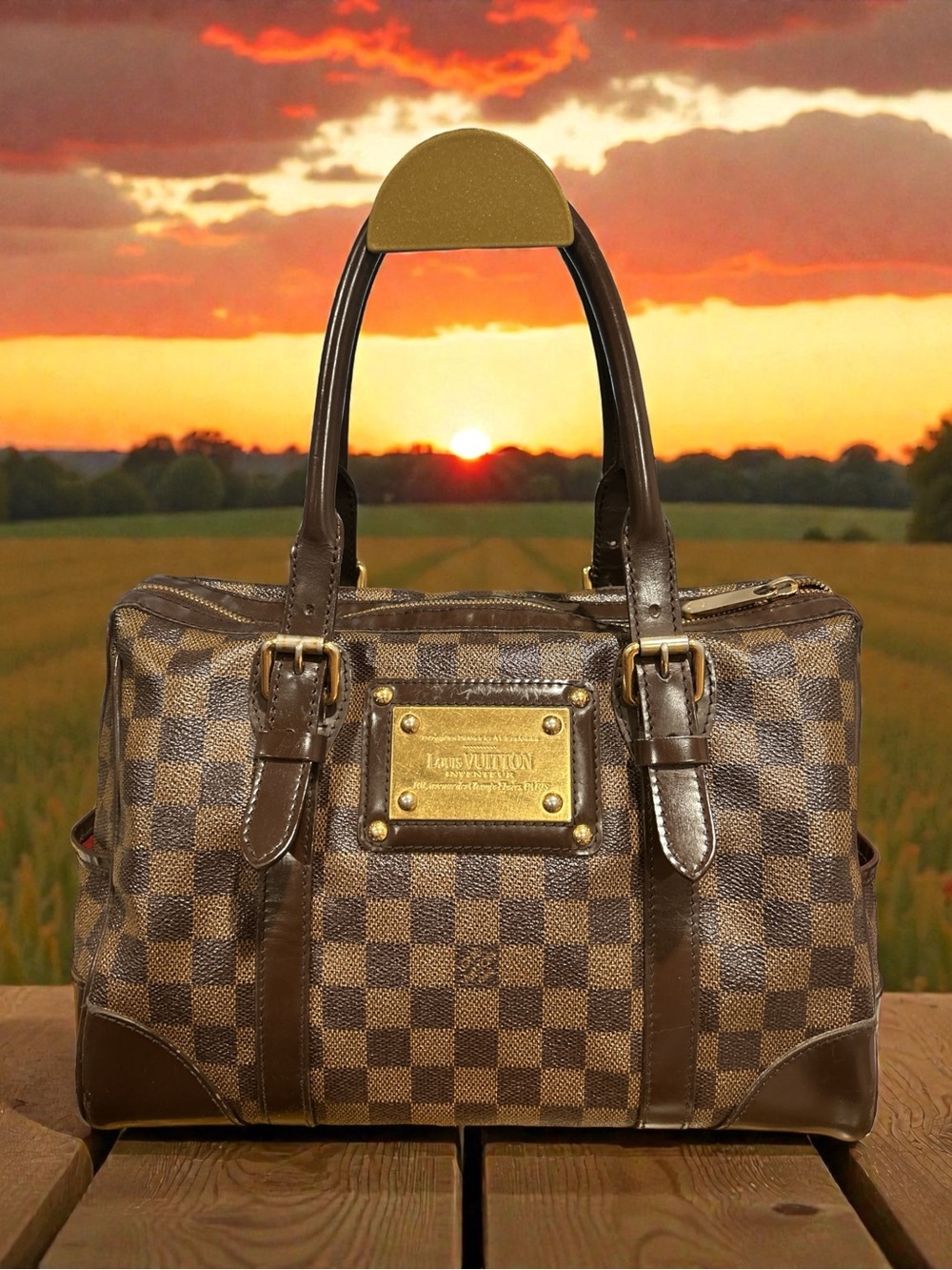 Louis Vuitton Damier Ebene Berkeley Bag
